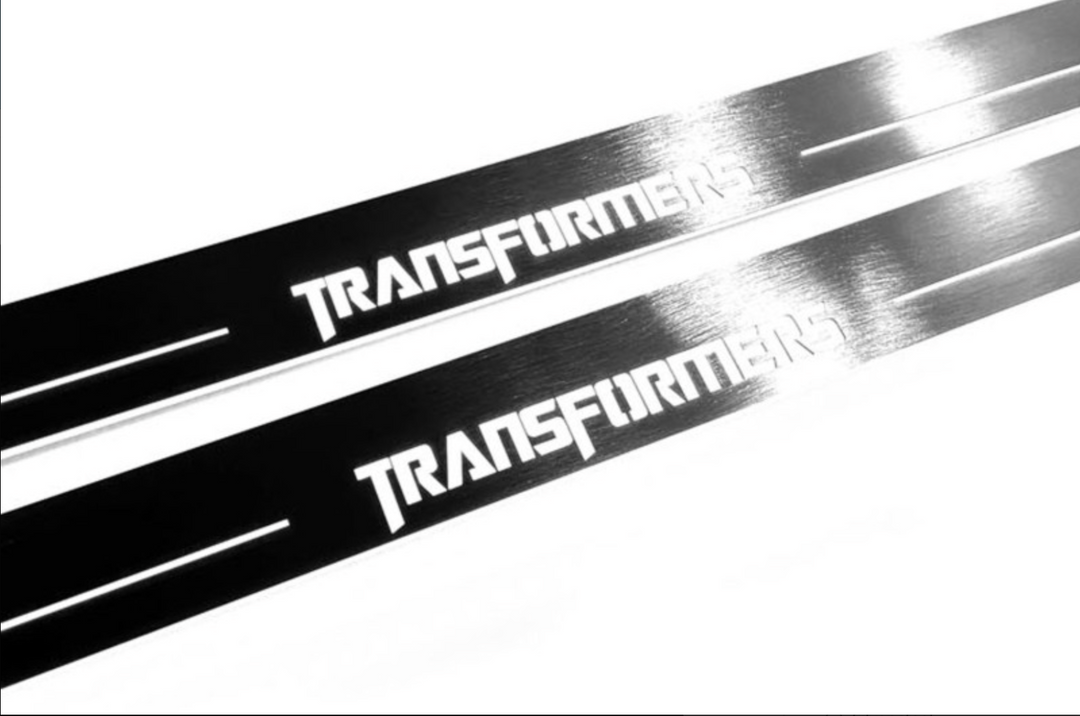 Chevrolet Camaro V 2009-2015 Car Door Sill With Logo TRANSFORMERS Chevrolet Led Door Sills opdesign
