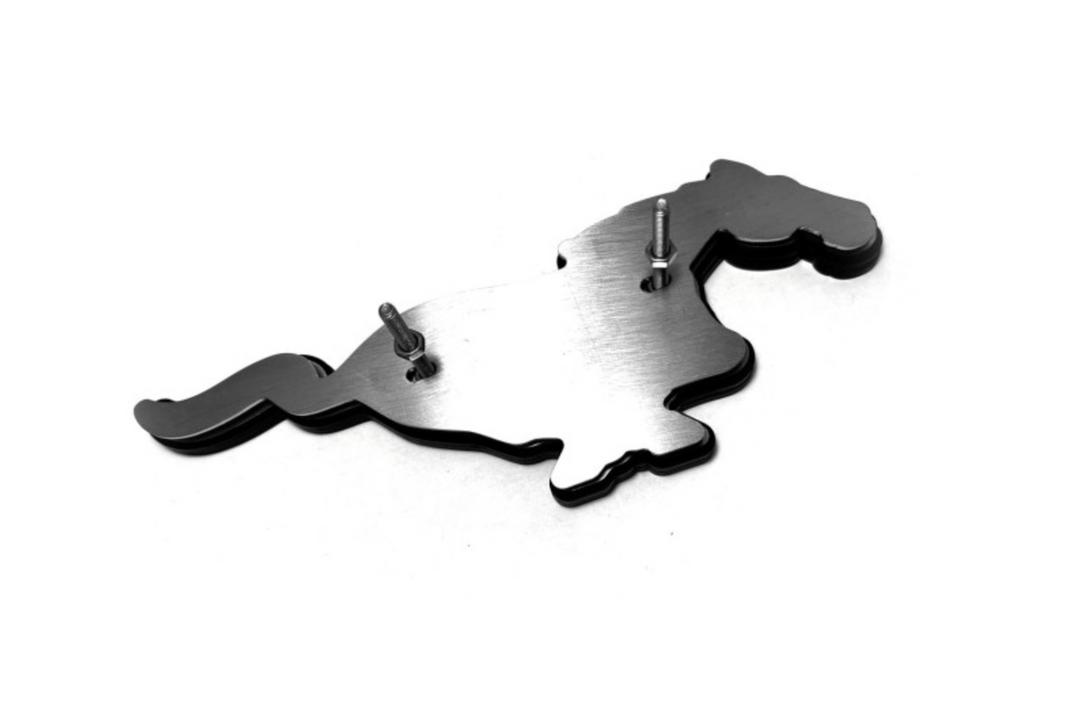 Ford Mustang Radiator grille emblem with Mustang Horse logo Ford emblems decoinfabric