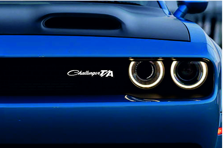 Dodge Radiator grille emblem with Challenger T/A logo Dodge emblems decoinfabric