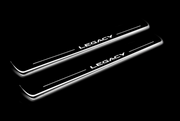 Subaru Legacy V 2009-2014 LED Door Sills With Logo Legacy Subaru Led Door Sills opdesign