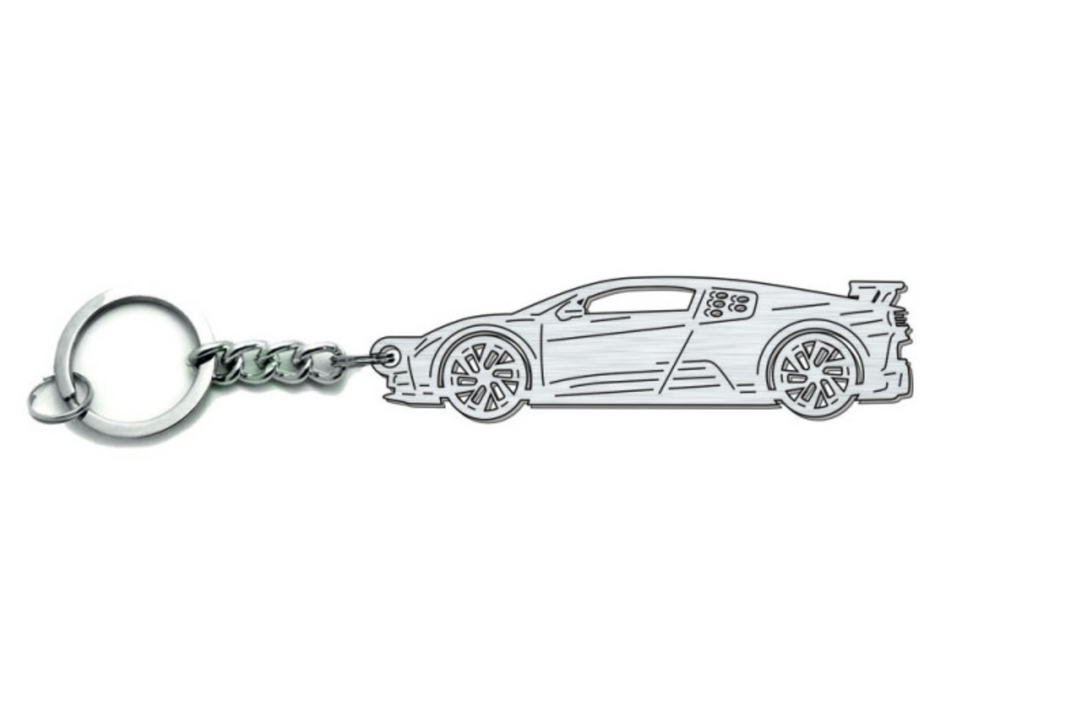 Car Keychain for Bugatti Centodieci 2022+ (type STEEL) Keychains opdesign