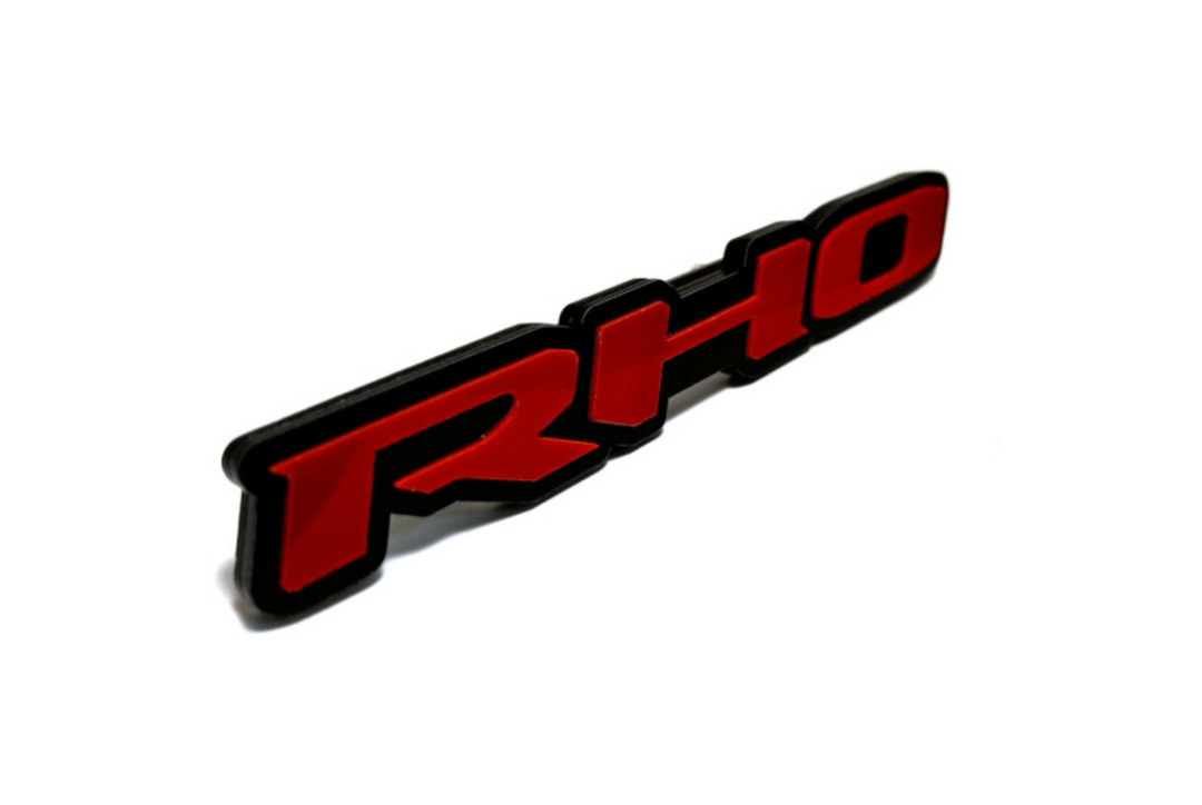 Dodge tailgate trunk rear emblem with RHO logo