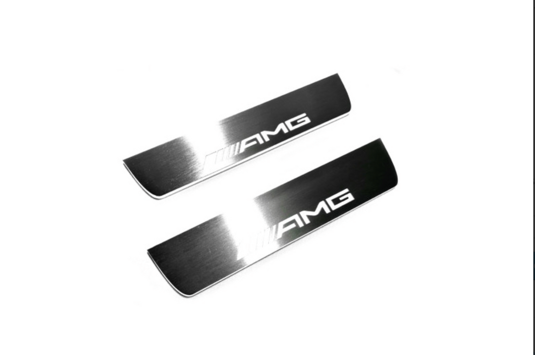 Umbrales de puerta LED BMW 5 E60 con logotipo M Performance