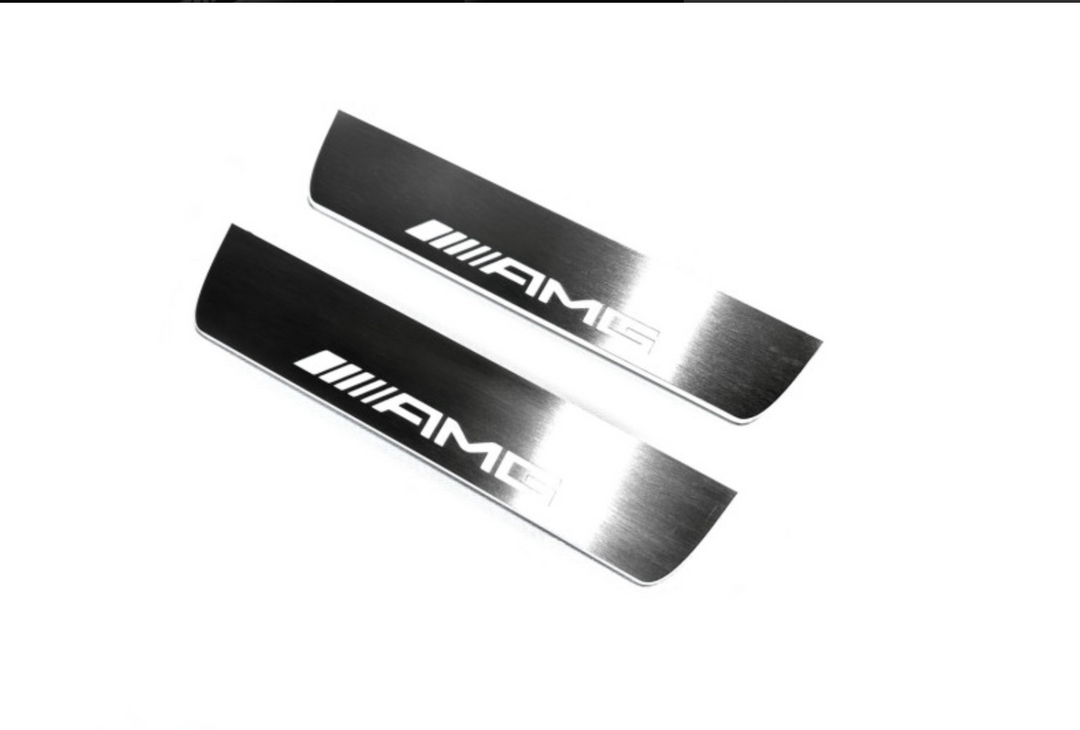 Umbrales de puerta LED BMW 5 E60 con logotipo M Performance