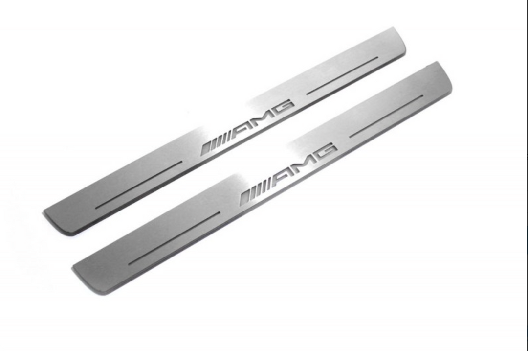 Umbrales de puerta LED BMW 5 E60 con logotipo M Performance