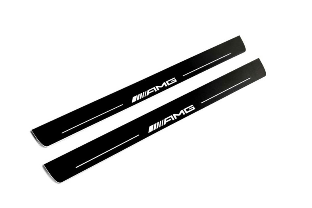 Umbrales de puerta LED BMW 5 E60 con logotipo M Performance