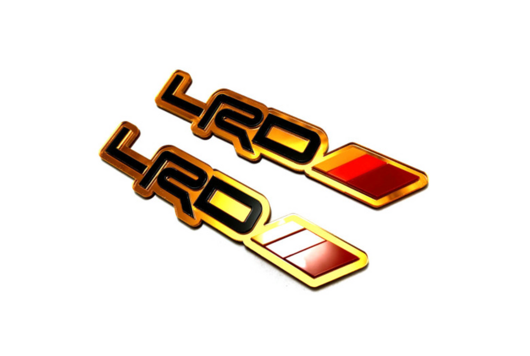 Lexus emblem for fenders with LRD logo Lexus emblems decoinfabric
