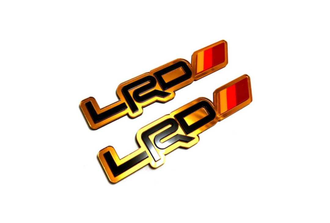 Lexus emblem for fenders with LRD logo Lexus emblems decoinfabric