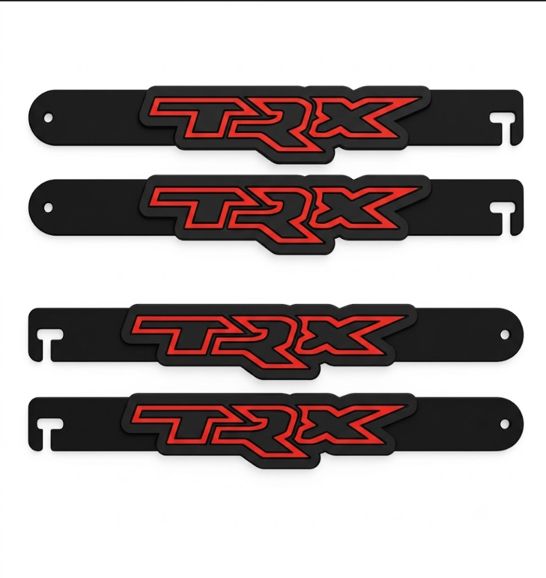 Car Show Stainless Steel Door Props with TRX logo Car Show Stainless Steel Door Props decoinfabric