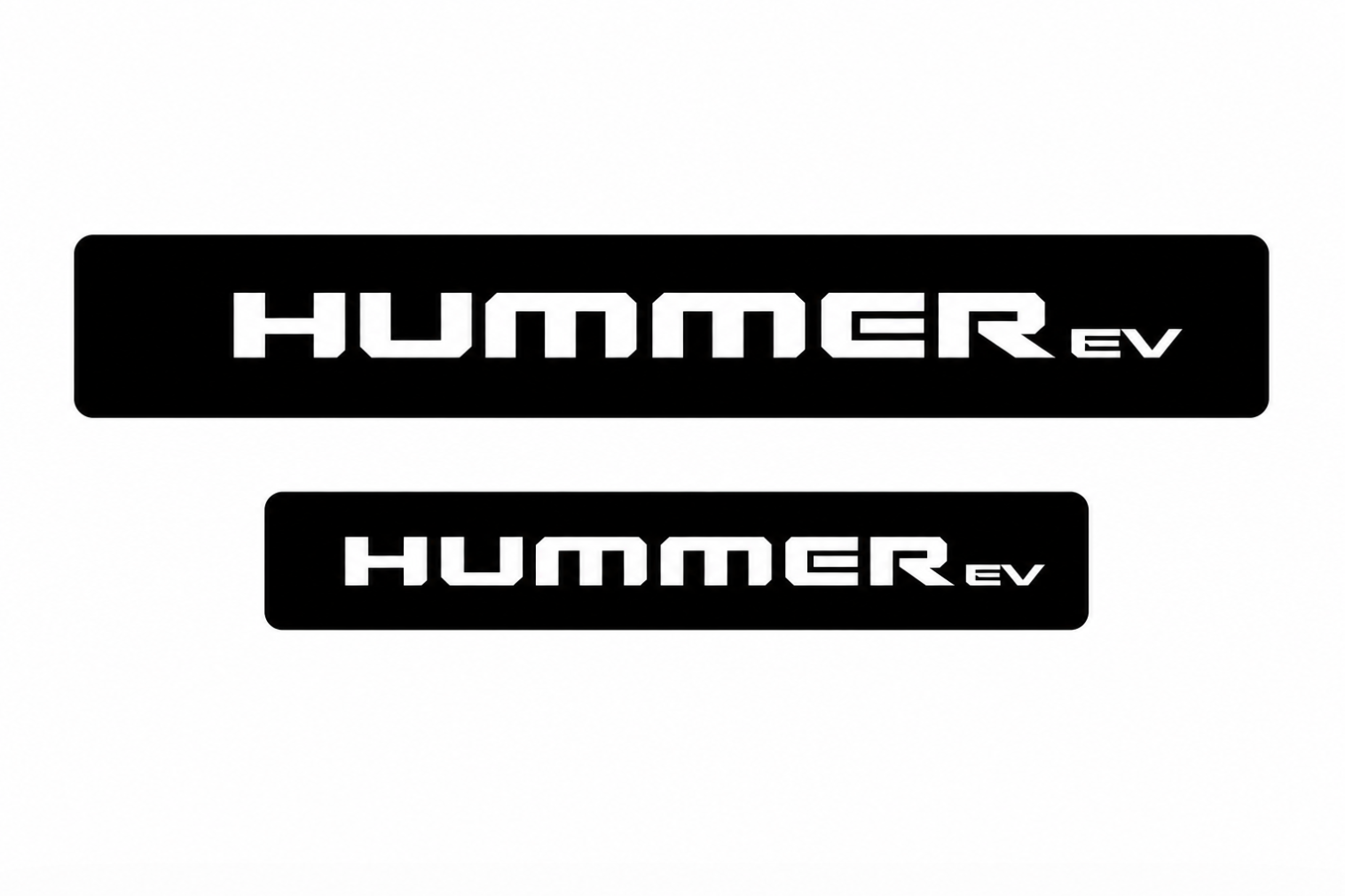GMC Hummer EV SUV 2023+ Led Door Sill Pro With Logo Hummer EV (Premium Painting)