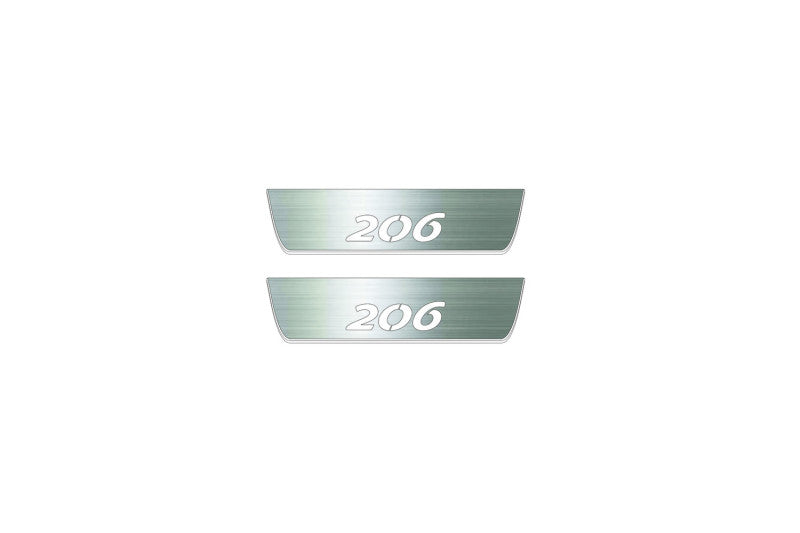Peugeot 206 1996-2006 Car Door Sill With Logo 206