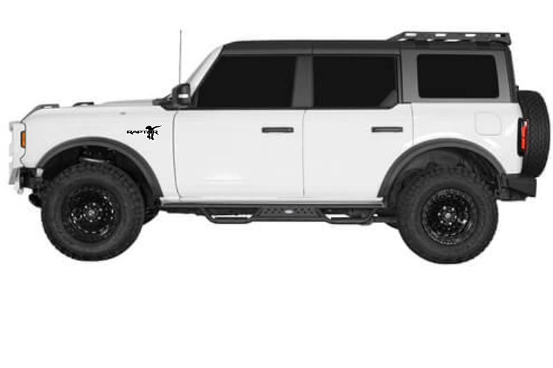 Ford Bronco Emblem & Badges set with Raptor logo Ford emblems decoinfabric