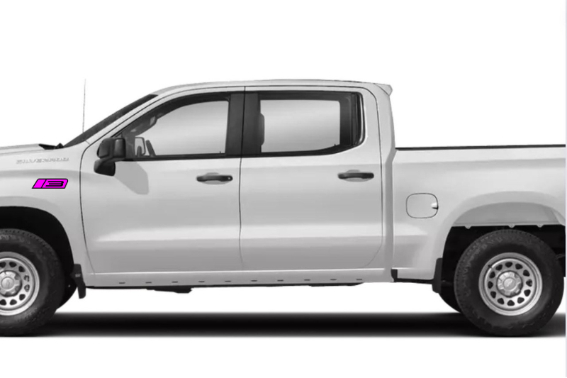 Chevrolet Emblem & Badges set with Roush Stage 3 logo Chevrolet emblems decoinfabric