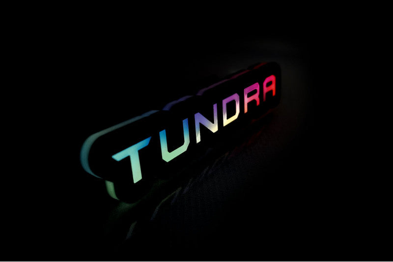 Toyota Illuminated LED Radiator Grille Emblems and Badges with Tundra logo Toyota Led Emblems decoinfabric