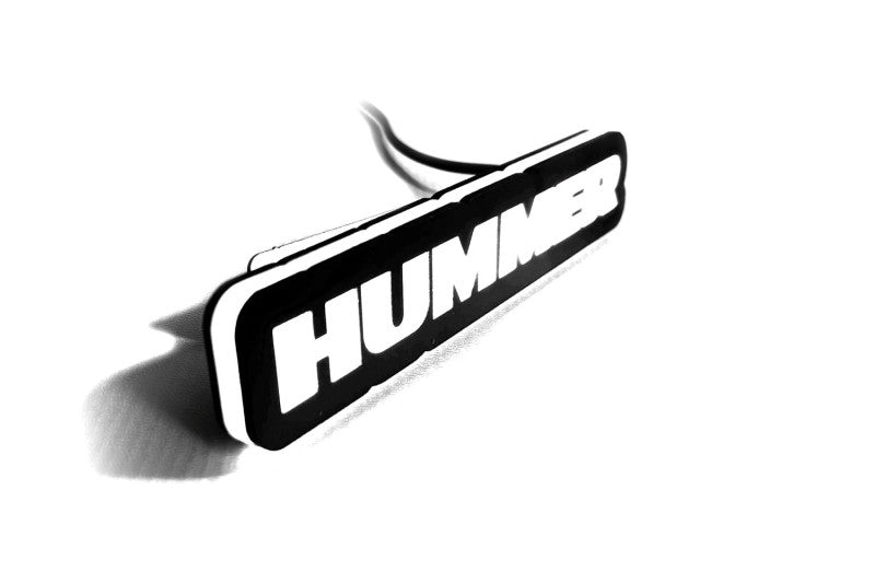 Hummer Illuminated LED Radiator Grille Emblems and Badges with Hummer logo Hummer Led Emblems decoinfabric
