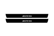 Mercedes E W212 2009-2016 Led Door Sill Pro With Logo AMG (Premium Painting) Mercedes Led Door Sills PRO opdesign