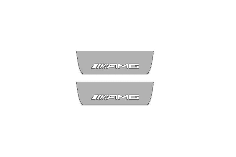 Mercedes E W213 2016-2023 Auto Door Sills With Logo AMG