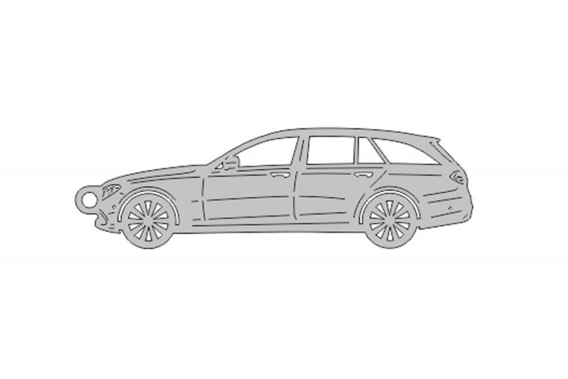 Car Keychain for Mercedes E-Class W213 Universal 2016-2023 (type STEEL) Keychains opdesign