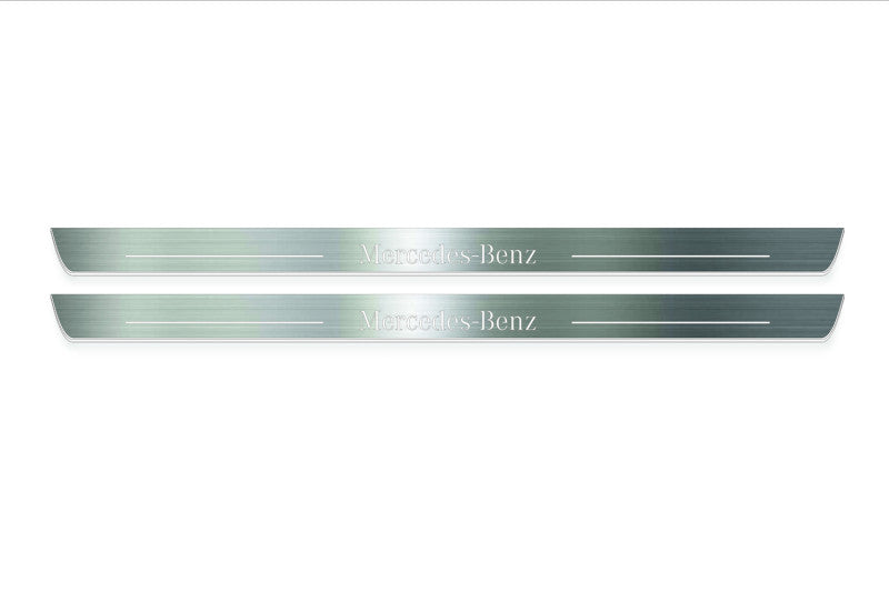 Mercedes S-Class C217 2014-2020 Door Sill Led Plate With Mercedes-Benz Logo