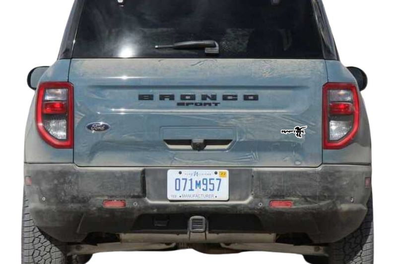 Ford Bronco tailgate trunk rear emblem with Raptor logo – decoinfabric