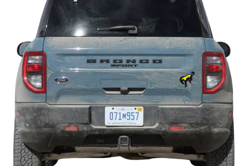 Ford Bronco Emblem & Badges set with Bronco logo (Type 3) Ford emblems decoinfabric