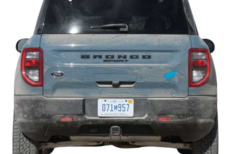 Ford Bronco Emblem & Badges set with Bronco logo (Type 4) Ford emblems decoinfabric