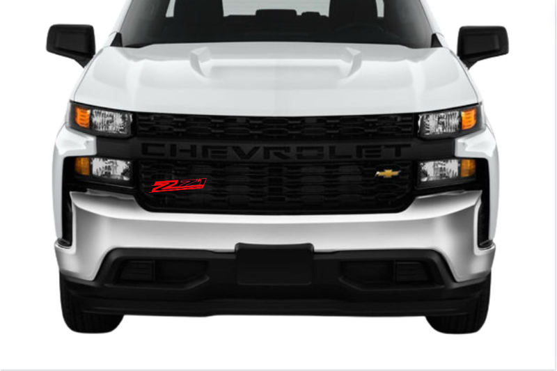 Chevrolet Radiator grille emblem with Z71 Off-road logo (Type 2) Chevrolet emblems decoinfabric