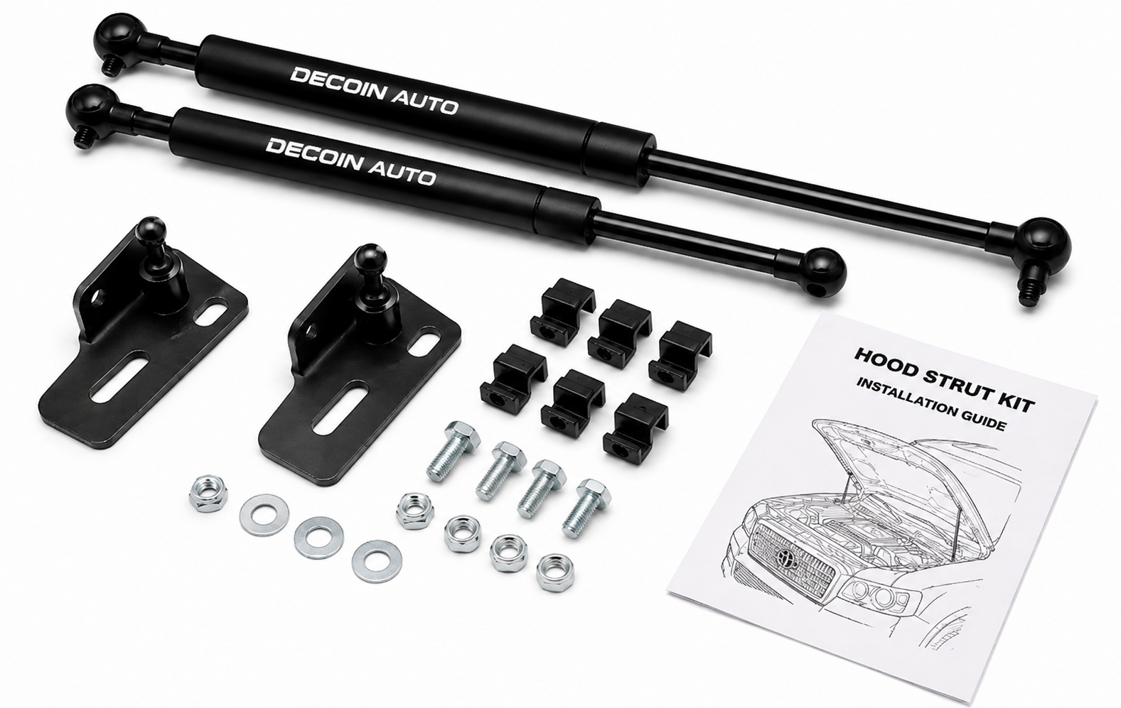 Decoin Auto hood strut kit gas struts
