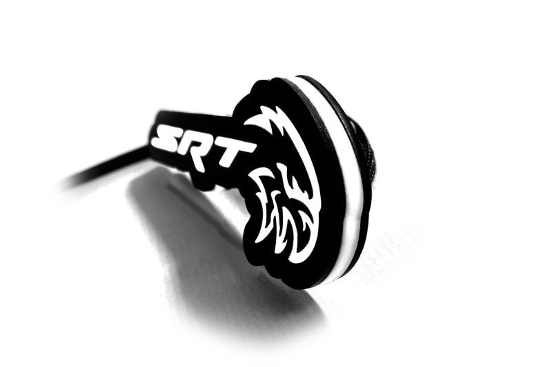 Jeep Illuminated LED Radiator Grille Emblems and Badges with SRT HellHawk logo Jeep Led Emblems decoinfabric