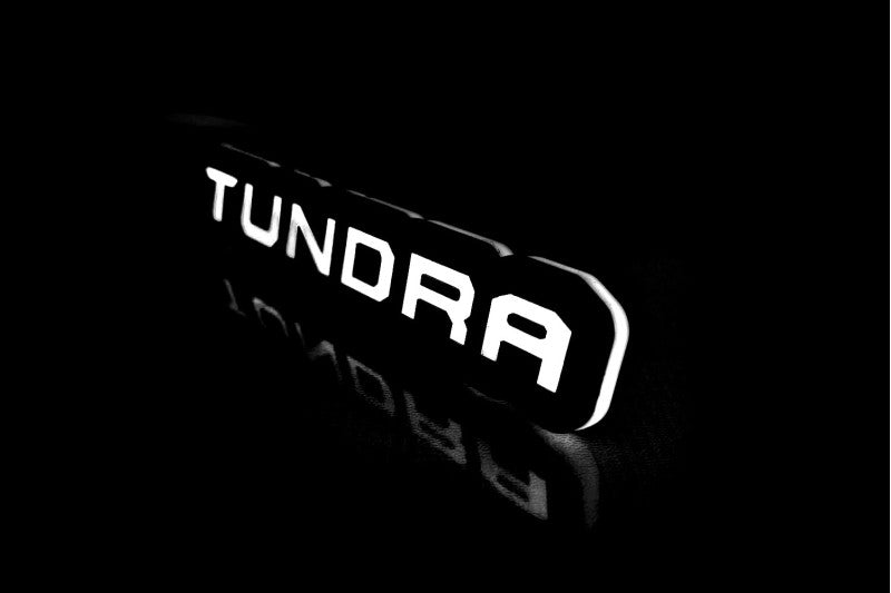 Toyota Illuminated LED Radiator Grille Emblems and Badges with Tundra logo Toyota Led Emblems decoinfabric