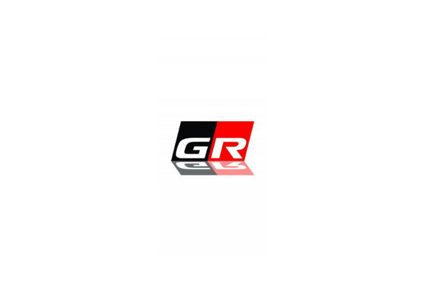 Toyota Radiator grille emblem with GR logo