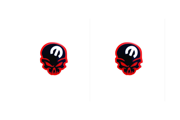 DODGE emblem for fenders with Mopar Skull logo (type 7)