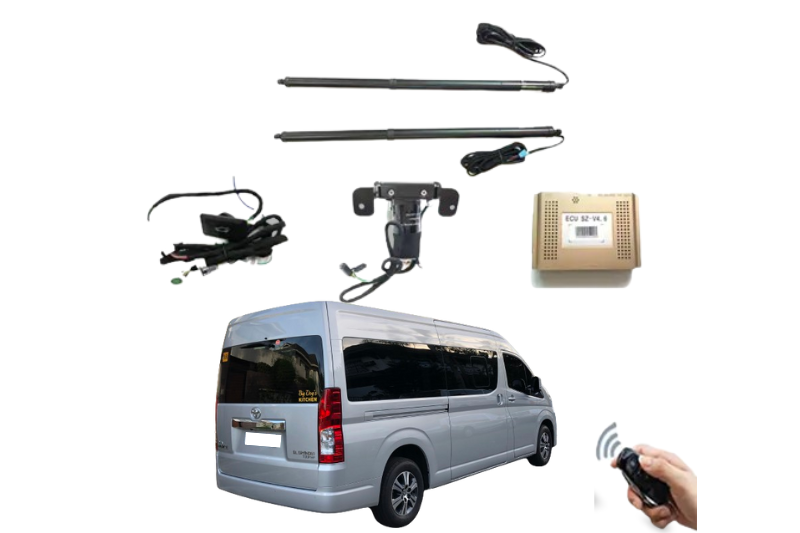 Toyota Hiace Hi-Roof Electric Rear Trunk Tailgate Power Lift 2020+ Toyota Electric Tailgate Decoin Fabric