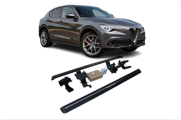 Alfa Romeo Stelvio Electric Running Boards and Power Steps 2017+