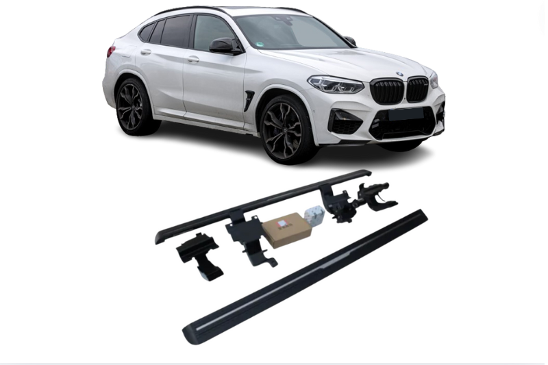 BMW X4 Electric Running Boards and Power Steps 2019+ Electric Running Boards Decoin Fabric 2019