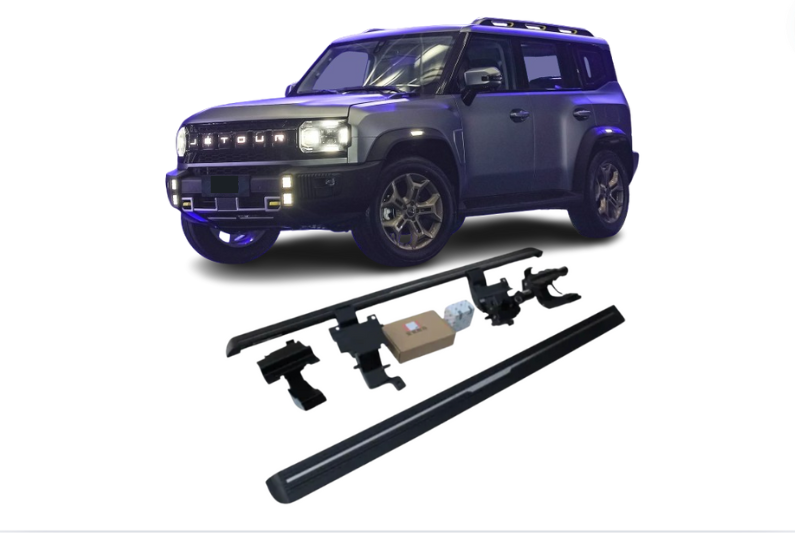 Chery Jetour T-1 Electric Running Boards and Power Steps 2023+ Electric Running Boards Decoin Fabric 2023