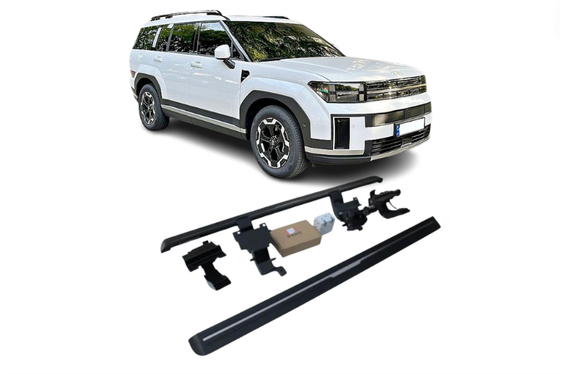 Hyundai Santa Fe Electric Running Boards and Power Steps 2019+ Electric Running Boards Decoin Fabric 2019