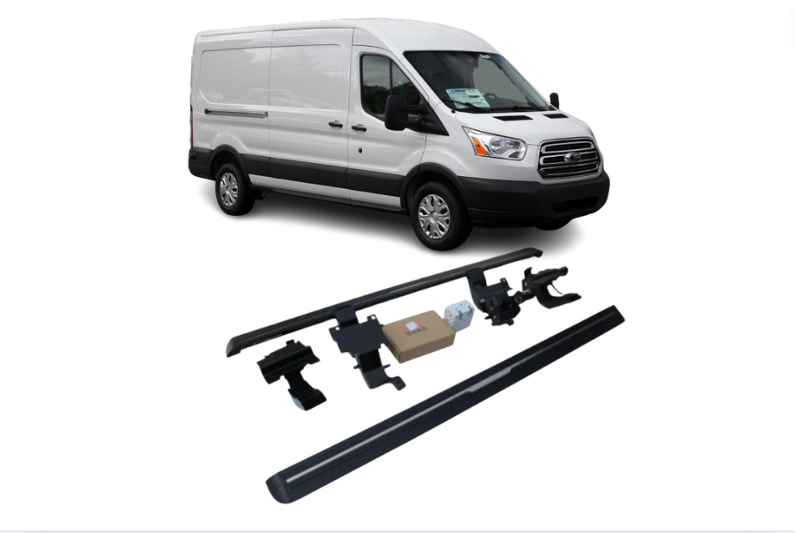 Ford Transit LWB Electric Running Boards and Power Steps 2018+