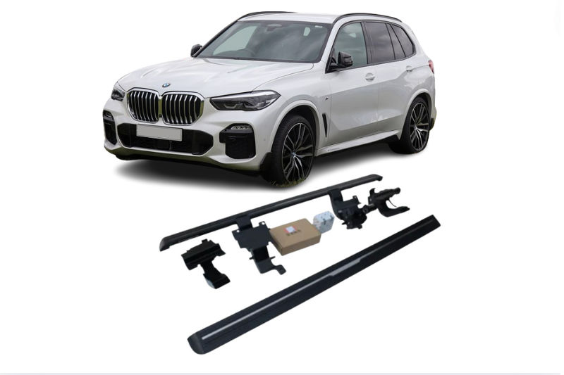 BMW X5 Electric Running Boards and Power Steps 2019+ Electric Running Boards Decoin Fabric 2019