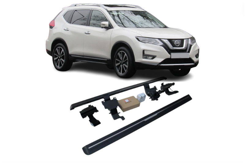 Nissan X-Trail Electric Running Boards and Power Steps 2014-2017 Electric Running Boards Decoin Fabric 2014