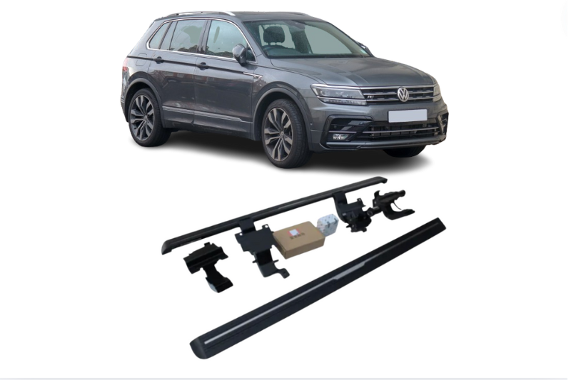Volkswagen Tiguan Electric Running Boards and Power Steps 2010+ Electric Running Boards Decoin Fabric 2010