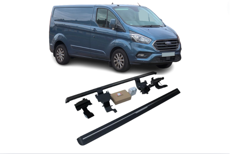 Ford Tourneo Custom Electric Running Boards and Power Steps 2017+ Electric Running Boards Decoin Fabric 2017