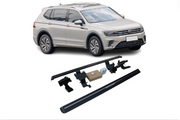 Volkswagen Tiguan L HEV Electric Running Boards and Power Steps 2017+ Electric Running Boards Decoin Fabric 2017