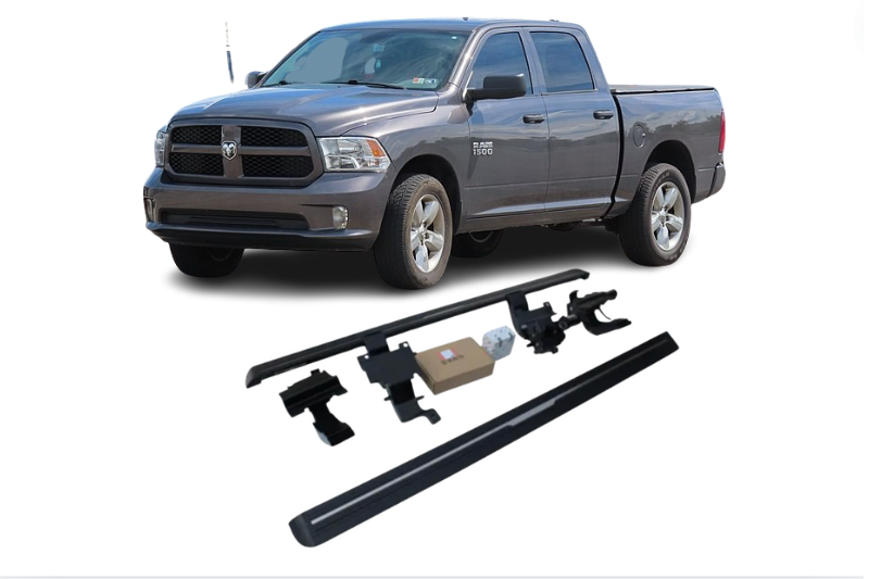 Dodge Ram 1500 Electric Running Boards and Power Steps 2015-2018 Electric Running Boards Decoin Fabric 2015