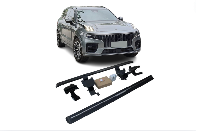 Geely Lynk & Co 09 PHEV Electric Running Boards and Power Steps 2021+ Electric Running Boards Decoin Fabric 2021