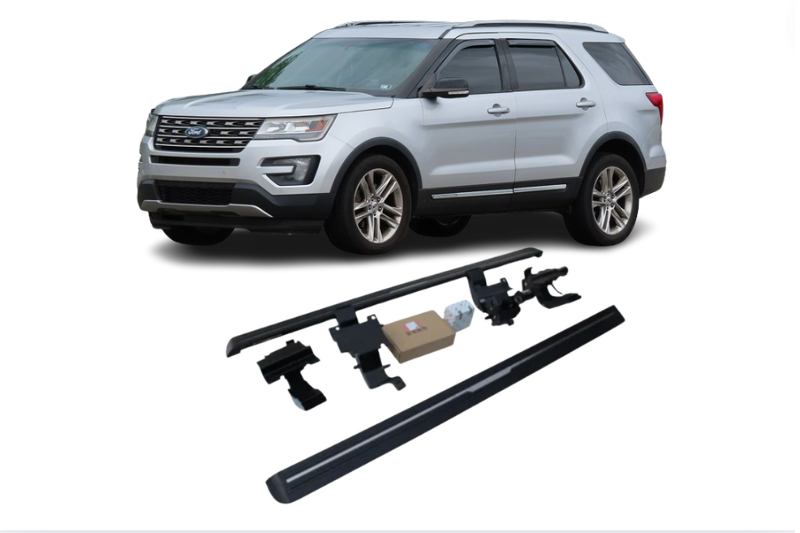 Ford Explorer Electric Running Boards and Power Steps 2013-2018 Electric Running Boards Decoin Fabric 2013