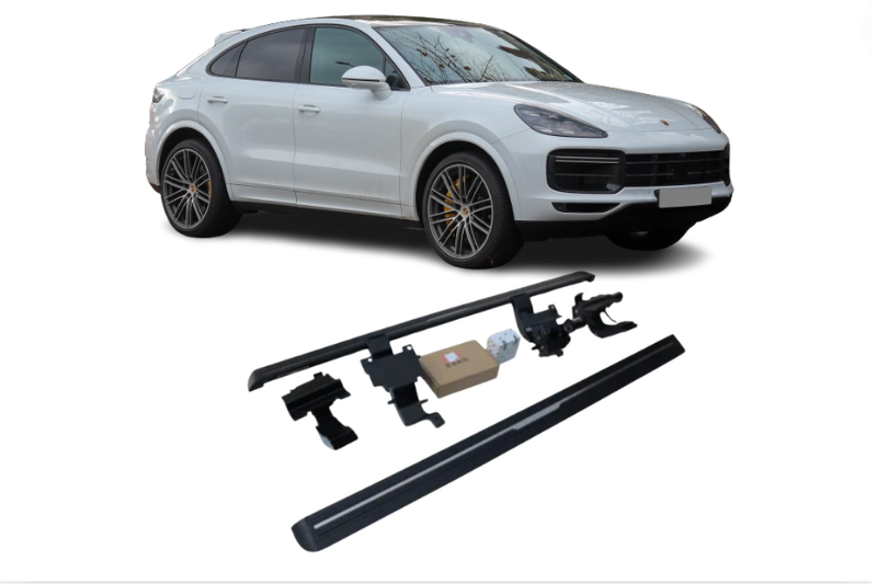 Porsche Cayenne Coupe Electric Running Boards and Power Steps 2019-2020