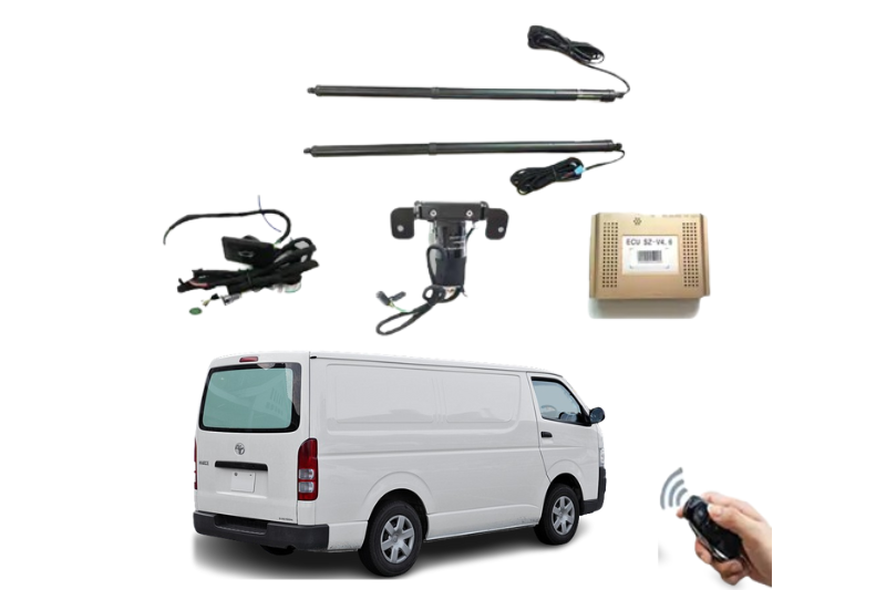 Toyota Hiace Mid-Roof Electric Rear Trunk Tailgate Power Lift 2009+ Toyota Electric Tailgate Decoin Fabric