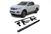Nissan Navara Electric Running Boards and Power Steps 2017+ Electric Running Boards Decoin Fabric 2017