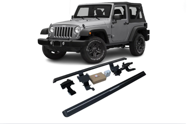 Jeep Wrangler Electric Running Boards and Power Steps 2014+